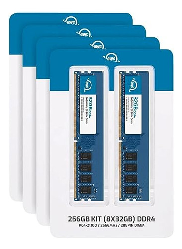 Owc 256gb (8x32gb) Ddr4 2666mhz Pc4-21300 Cl19 2rx8 Udimm
