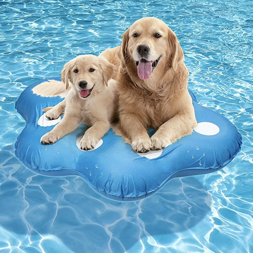 Milliard X-large Dog Float Para Piscina, Inflable Stay Dry F