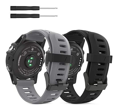 Imagen 1 de 5 de Moko Garmin Fenix Rr3 Fenix Rr5x Banda De Reloj 2pack Corre