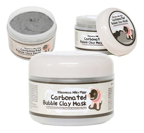 Milky Piggy Carbonated Bubble Clay Mask Cosmético Coreano 