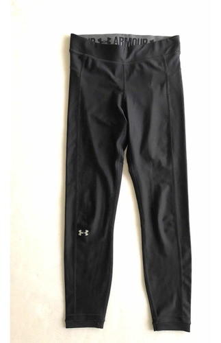 Under Armour Leggings Negros Con Logo Originales