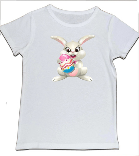 Camiseta Niño Conejo Huevo De Pascua