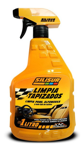 Limpia Tapizados Silisur Líquido 1 Litro Pana Telas Tejidos