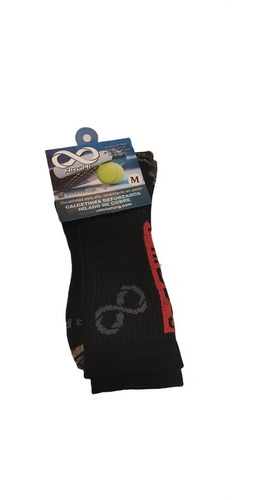 Imagen 1 de 2 de Calcetas Técnicas Padel ( Reforzadas Con Hilos De Cobre)