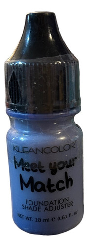 Kleancolor Meet Your Match Ajustador De Bases  Tono Blue