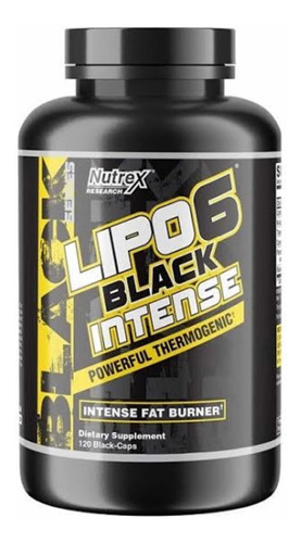 Nutrex Lipo 6 Black Intense 120 Capsulas