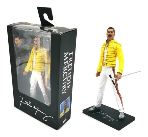 Freddie Mercury Queen Magic 1986 Tour Neca Figura