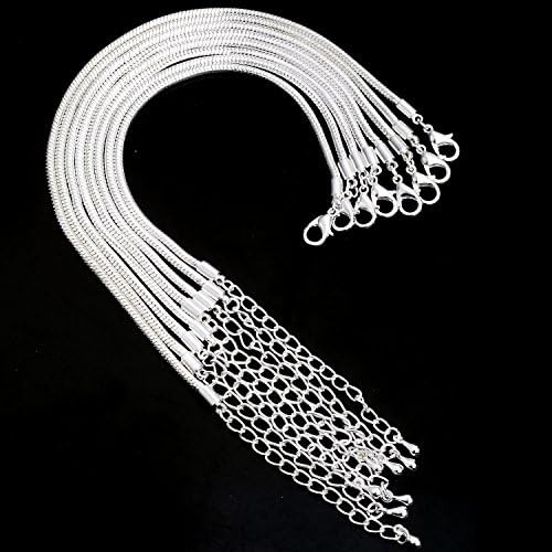 Rubyca Pulsera Con Dijes Europeos, Cadena De Serpiente Chapa