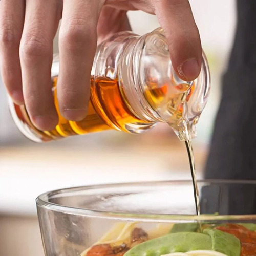 Aceitera De Acrílico De Mesa Con Pico Vertedor 11 Cm