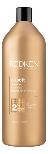 Redken All Soft - Shampoo 1000ml Beleza Na Web