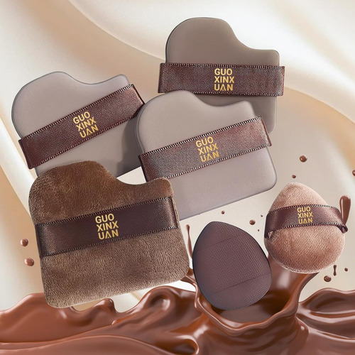 Conjunto De 12 Peças Quick Makeup Foundation Puff, Esponja E