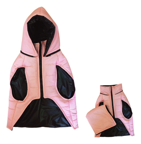 Chaleco Impermeable Reversible Para Perro Talla Xl