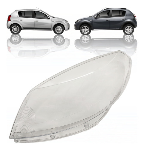 Lente De Optica Acrilico P/ Renault Sandero Stepway 2011/13 