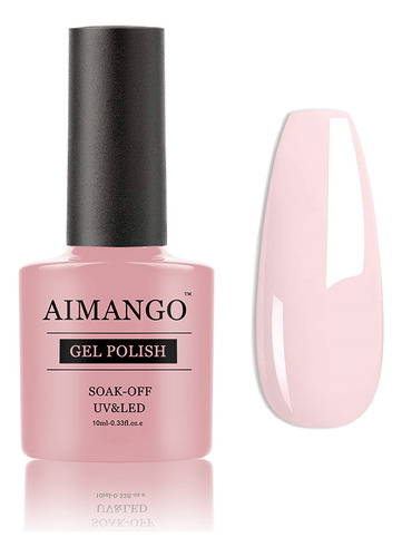 Aimango Esmalte De Uas De Gel Rosa Nude, Esmalte De Gel De C