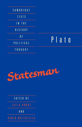 Libro: Plato: The Statesman (cambridge Texts In The History