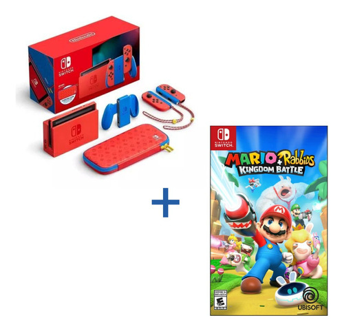 Consola Nintendo Switch  Mario R&b  + Juego Mario Rabbids 