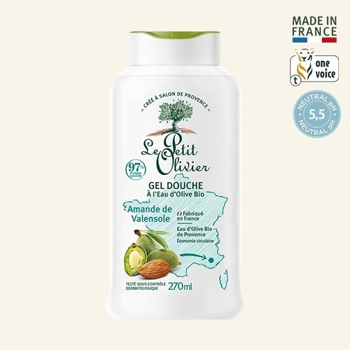 Gel Ducha Almendra Con Agua De Oliva Org. 270ml. Agronewen.