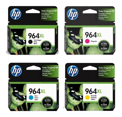 Combo De Cartuchos Hp 964xl Originales, 3100 Paginas