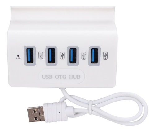 Adaptador De Hub Otg De Múltiples Interfaces Usb De 4 Puerto