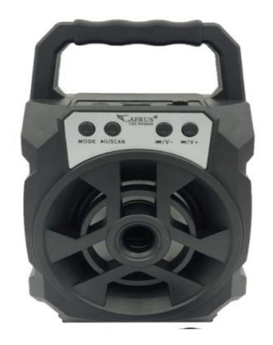 Caixa Caixinha De Som Portátil Bluetooth Mp3 Rádio Fm Sd Usb Cor Preto 110v/220v
