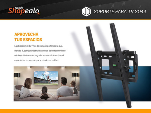 Soporte Fijo Inclinable Para Tv Jd So44 32 A 55 Pulgadas -*