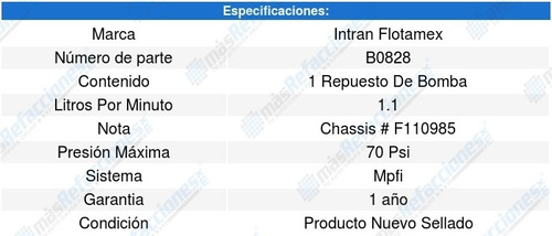 Repuesto Bomba Gasolina E320 3.2l V6 96-03 Intran