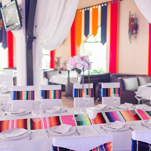 100 Bandas Elásticas Para Sillas De Comedor Con Temática Mex