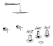 Comprar Combo Griferías Hydros Novara Bidet + Ducha Emb Sin Tran Aho