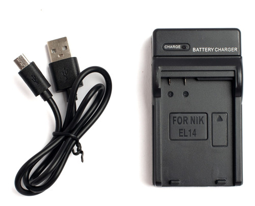 Cargador Usb Para Bat Enel14 Nikon D3200, D5200