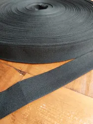 Comprar Rolo De Fita Poliéster 25mm Carga 1 Tonelada Cor Preto 100 M no Mercado Livre