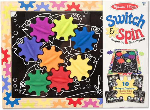 Melissa & Doug Juego De Habilidades Ajustando Engranes