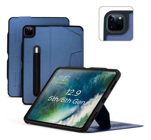 Funda Para iPad Pro De 12.9  Protectora Ultra Delgada Azul