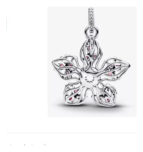 Pandora Charm Colgante Demogorgon Stranger Things Original Plateado