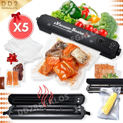 Imagen 2 de 10 de Envasadora Al Vacío Y Sellador Fresh + 10 Bolsas De Regalo P