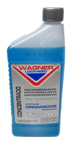 Liquido Refrigerante Wagner Azul Organico 1l