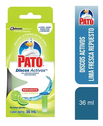 Pato Discos activos inodoros aroma lima recambio Pato 1 ud