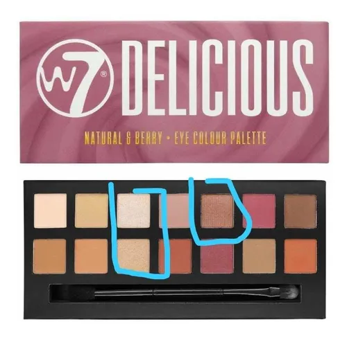 W7 Eyeshadow Palette Delicious