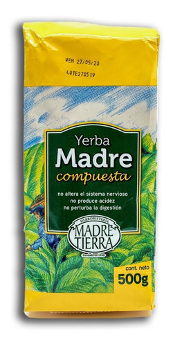 Imagen 1 de 4 de Yerba Madre Compuesta 500g - Yerba Mate Madre Tierra