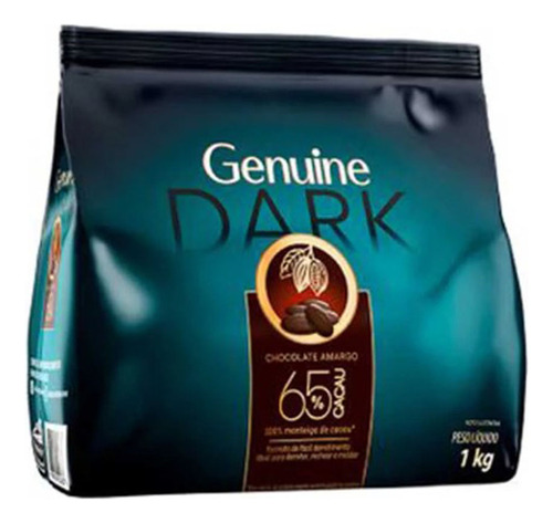 Chocolate Amargo Genuine Em Gotas 65% Cacau 1 Kg