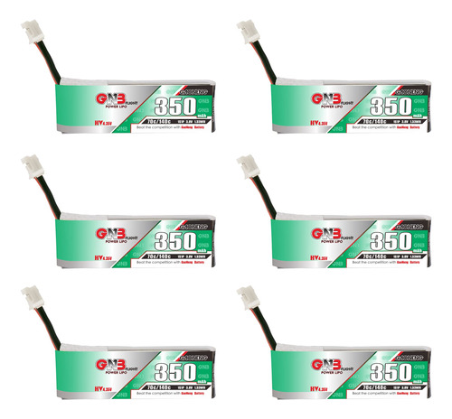 Gaoneng 6 Baterías Gnb Lipo 1s 350mah 3.8v Hv Lihv 70c Par.