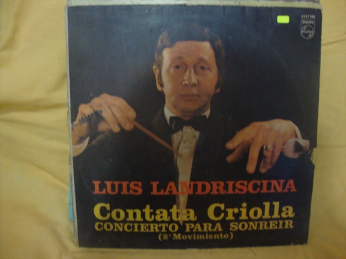 Vinilo Luis Landriscina Contata Criolla Concierto Para F3