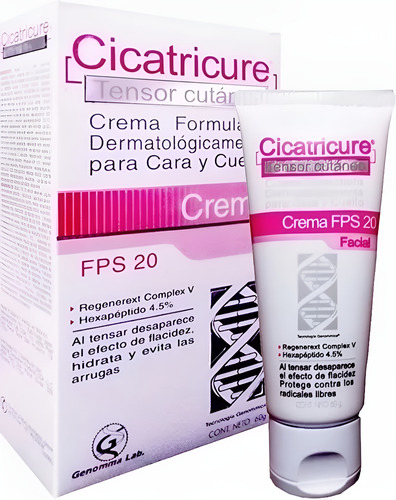 Cicatricure Crema Facial Tensor Cutáneo Fps 20 60g. Mixta Día/noche