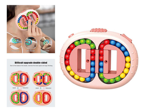 Bean Cube Toys 3d Puzzles Small Beads Cube Toy Regalos Rosa