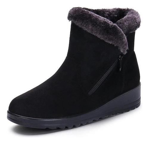 Botas De Nieve Cálidas Impermeables Y Polares Para Mujer