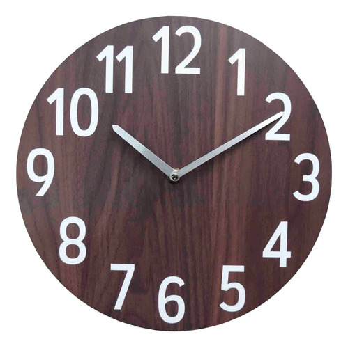 Reloj Pared 30 Cm Café Texas Just Home Collection