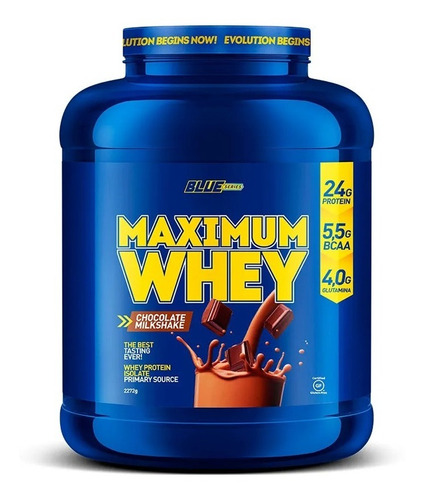 Whey Protein Maximum Whey 2.3kg - Blue Series - Isolado, Wpc