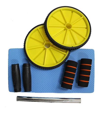 Kit De Ejercicio En Casa Cuerda+ligas+bandas+rueda Abs