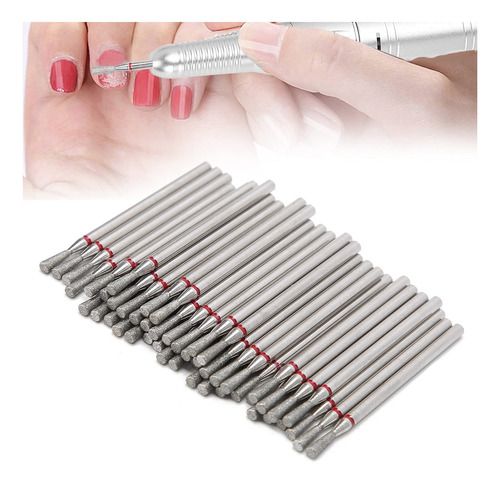 Broca Para Uñas, 50 Piezas Con Forma De Cono Invertido Para