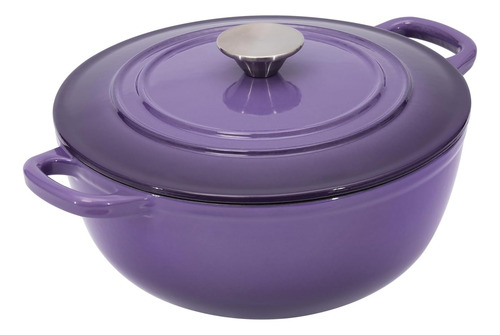 Olla Holandesa Hierro Fundido 3.8 Qt Morada