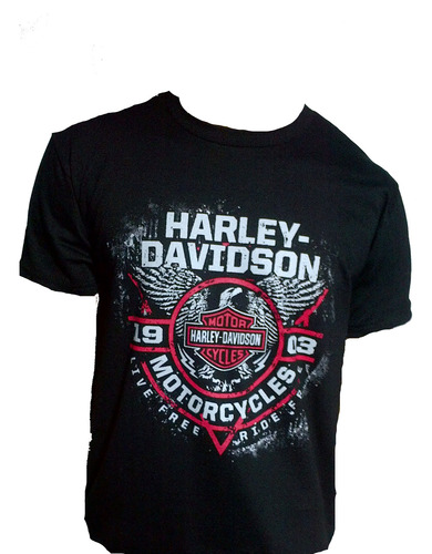 Remeras Moto Harley Davidson Choppers 100% Algodon